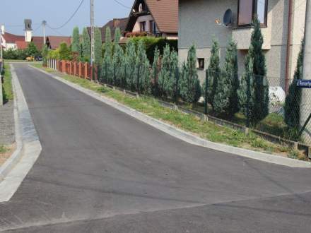 ul. Romantyczna z nakładką asfaltową